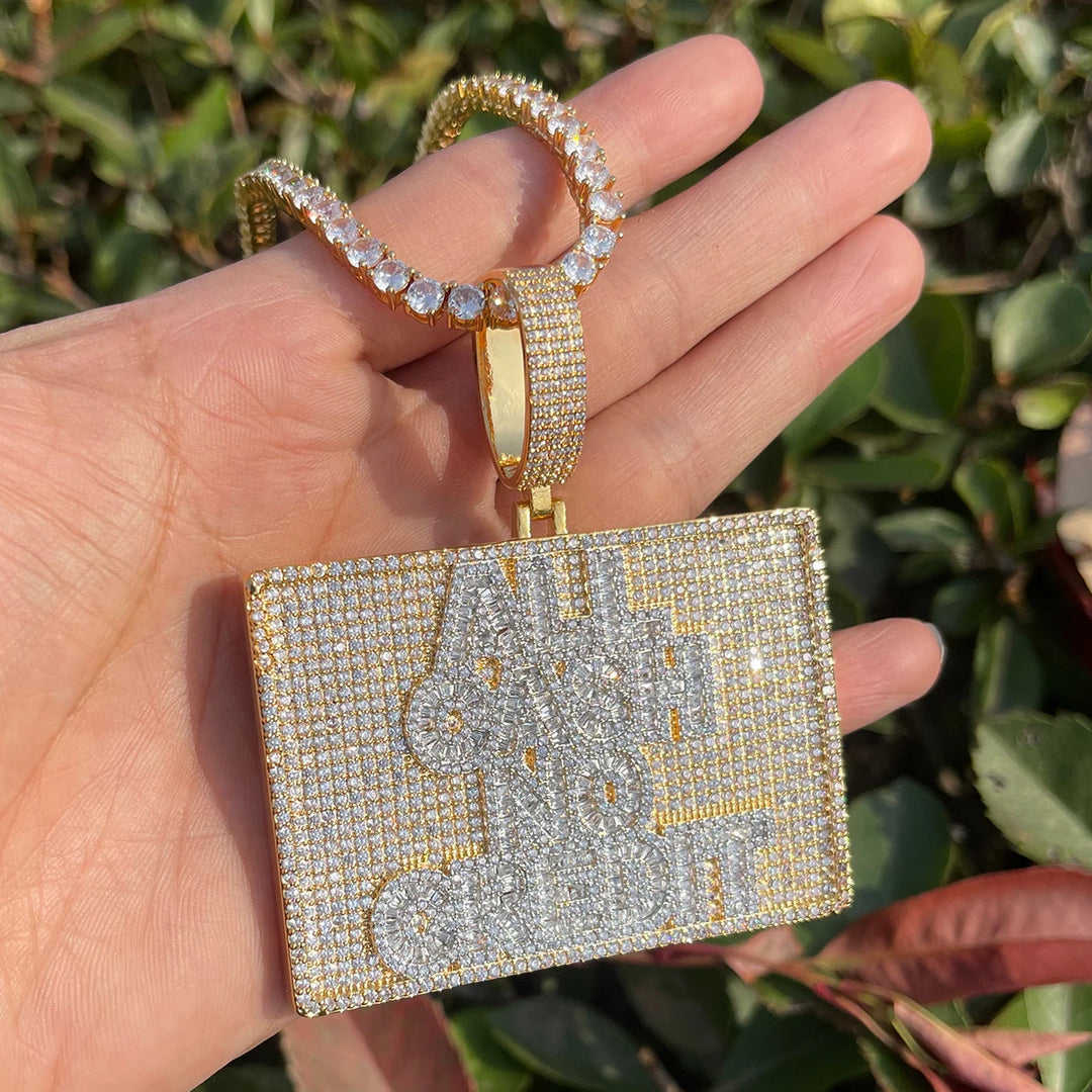 DUBSS - Iced Out All Cash No Credit Pendant