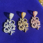 Load image into Gallery viewer, DUBSS - Iced Out No Days Off Pendant
