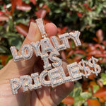 Load image into Gallery viewer, DUBSS - Iced Out Loyalty Is Priceless Pendant
