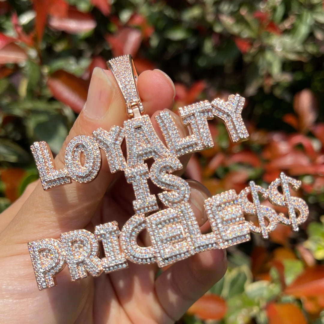 DUBSS - Iced Out Loyalty Is Priceless Pendant