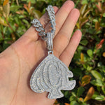 Load image into Gallery viewer, DUBSS - Iced Out Ace Pendant
