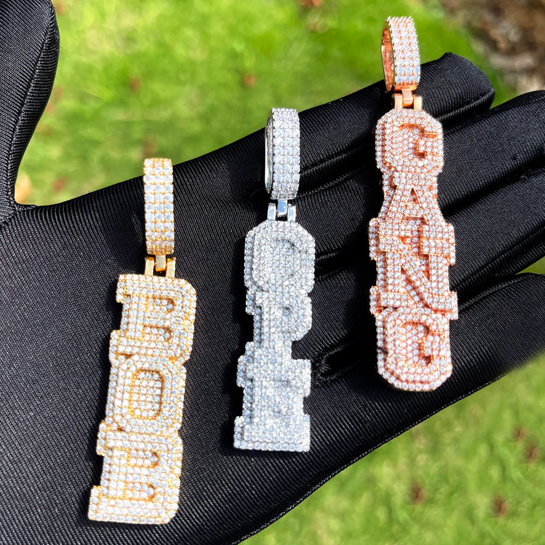 DUBSS - Custom Stacked-Up Letter Pendant