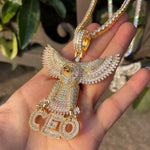 Load image into Gallery viewer, DUBSS - Iced Out Big Eagle CEO Pendant
