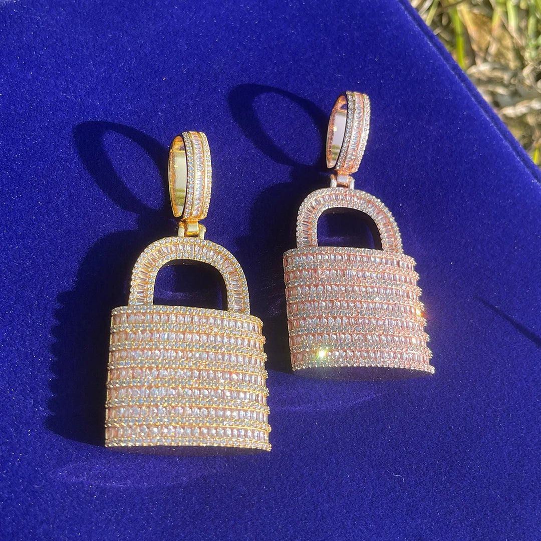 DUBSS - Iced Out Lock Pendant