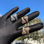 Load image into Gallery viewer, DUBSS - Iced Out Open Heart Ring
