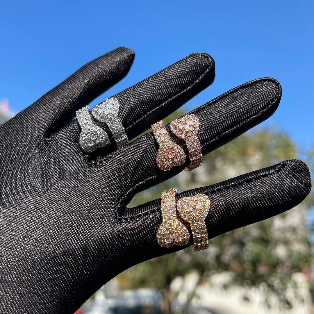 DUBSS - Iced Out Open Heart Ring