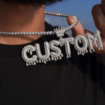 Load image into Gallery viewer, DUBSS - Custom Drippy Letter Pendant
