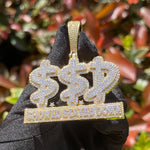 Load image into Gallery viewer, DUBSS - Iced Out Show Stay Down Pendant
