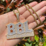 Load image into Gallery viewer, DUBSS - Iced Out Brothers By Loyalty Pendant
