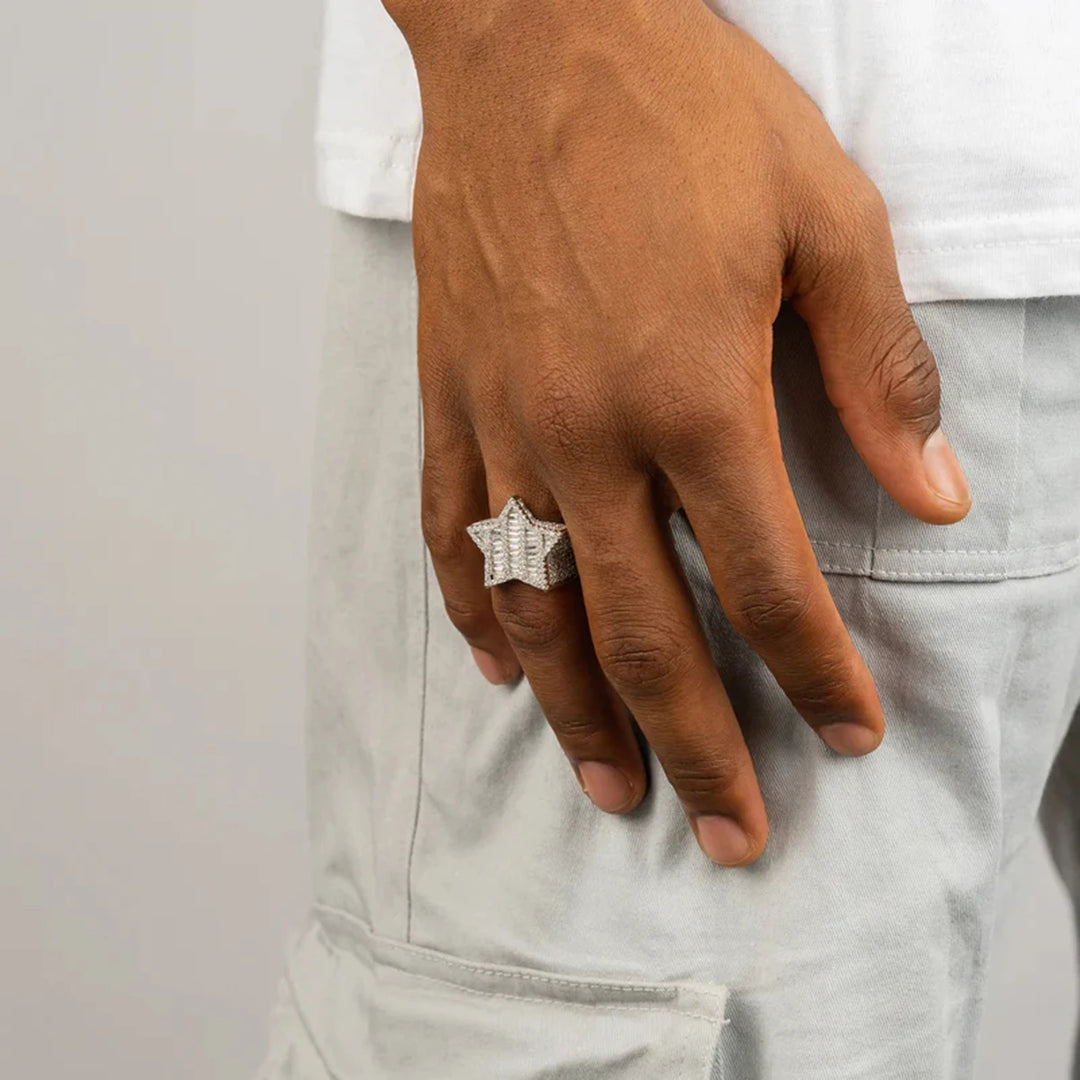 DUBSS - Teens Baguette Star Ring