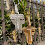 Load image into Gallery viewer, DUBSS - Custom Initial Three Layer Letter Pendant
