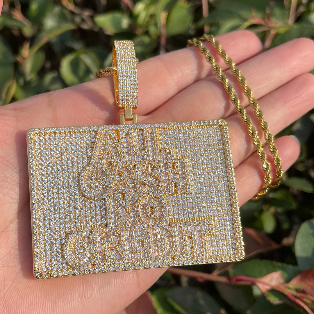 DUBSS - Iced Out All Cash No Credit Pendant