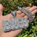 Load image into Gallery viewer, DUBSS - Custom Semi-Bubble Letter Pendant
