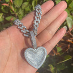 Load image into Gallery viewer, DUBSS - Iced Out Cute Heart Pendant
