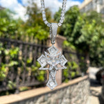 Load image into Gallery viewer, DUBSS - Iced Out Star Cross Pendant
