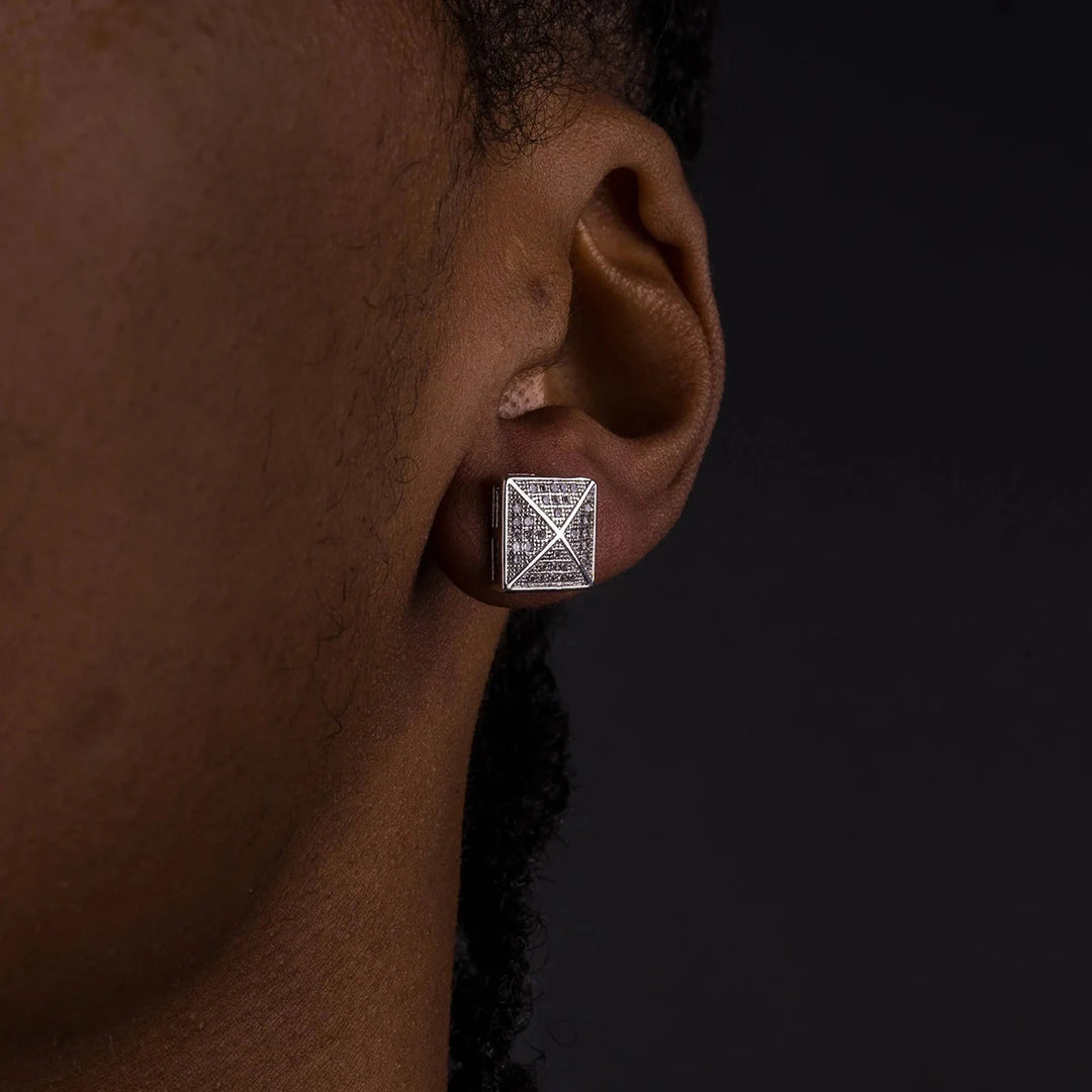 DUBSS - 11mm Iced X Earrings