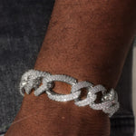 Load image into Gallery viewer, DUBSS - Iced Out Figaro Cuban Bracelet
