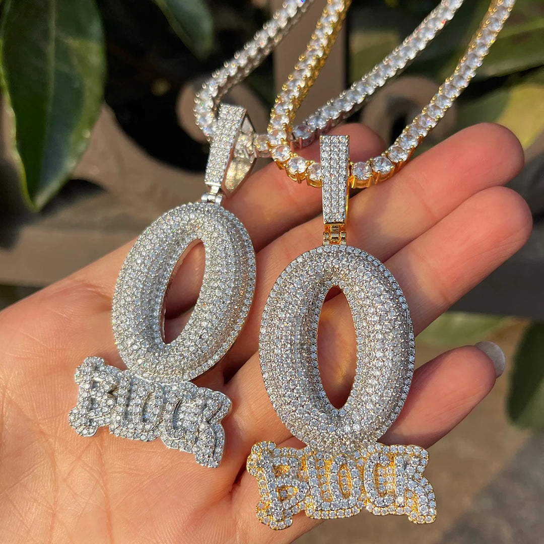 DUBSS - Iced Out O Block Pendant