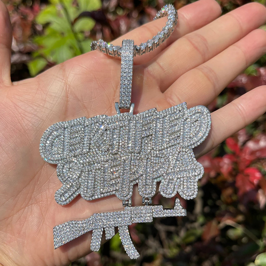 DUBSS - Iced Out Steppa Gun Pendant