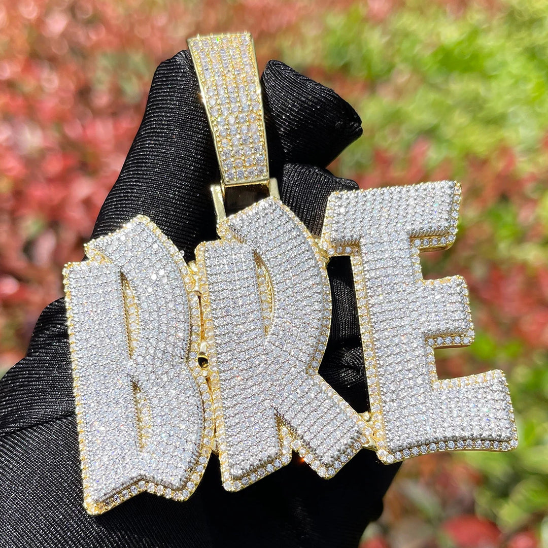 DUBSS - Custom Double Layer Letter Pendant