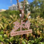 Load image into Gallery viewer, DUBSS - Iced Out Born for Greatness Pendant
