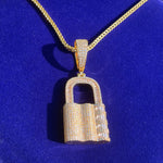 Load image into Gallery viewer, DUBSS - Iced Out Password Lock Pendant

