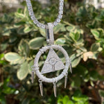 Load image into Gallery viewer, DUBSS - Iced Out Dream Catcher Pendant
