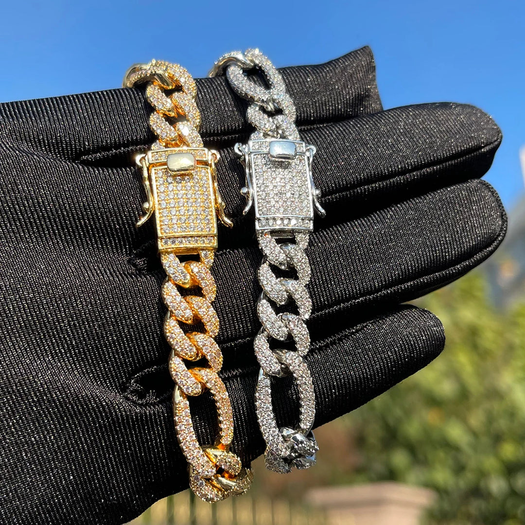 DUBSS - Iced Out Figaro Bracelet