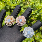 Load image into Gallery viewer, DUBSS - Iced Out Rose Flower Ring
