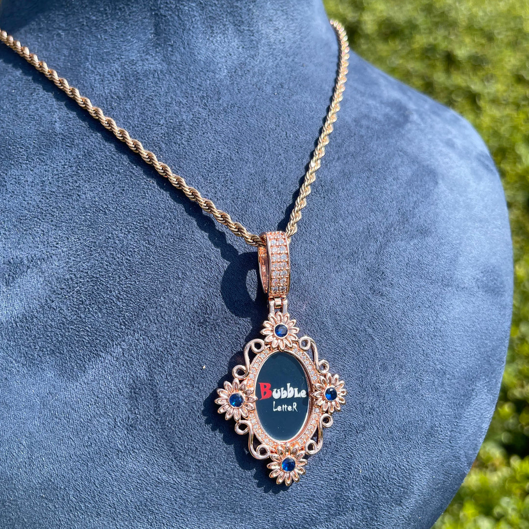 DUBSS - Iced Out Mirror Photo Pendant