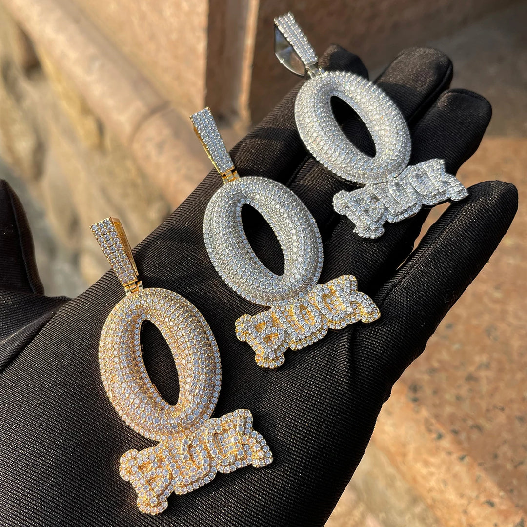 DUBSS - Iced Out O Block Pendant