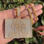 Load image into Gallery viewer, DUBSS - Iced Out All Cash No Credit Pendant
