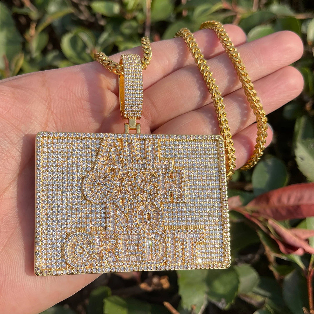 DUBSS - Iced Out All Cash No Credit Pendant