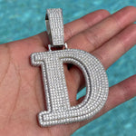 Load image into Gallery viewer, DUBSS - Custom Iced Out Double Layer Single A-Z Letter Pendant
