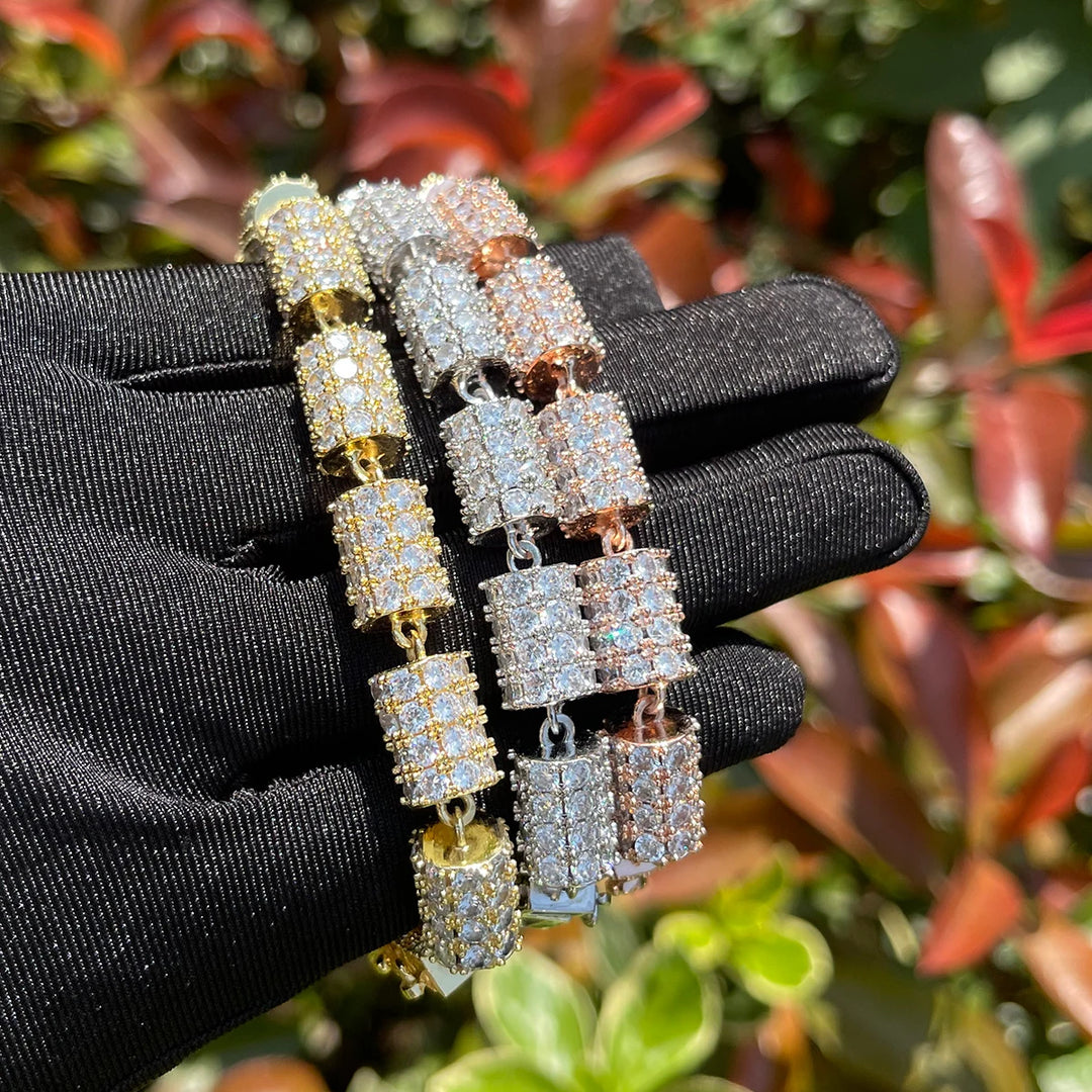 DUBSS - Iced Out Cylinder Bracelet