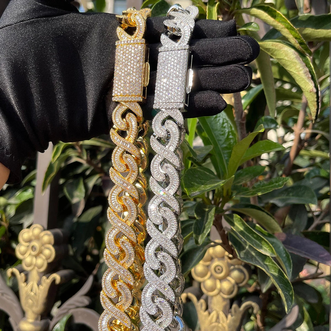 DUBSS - Iced Out 20MM Baguette Extent Chain