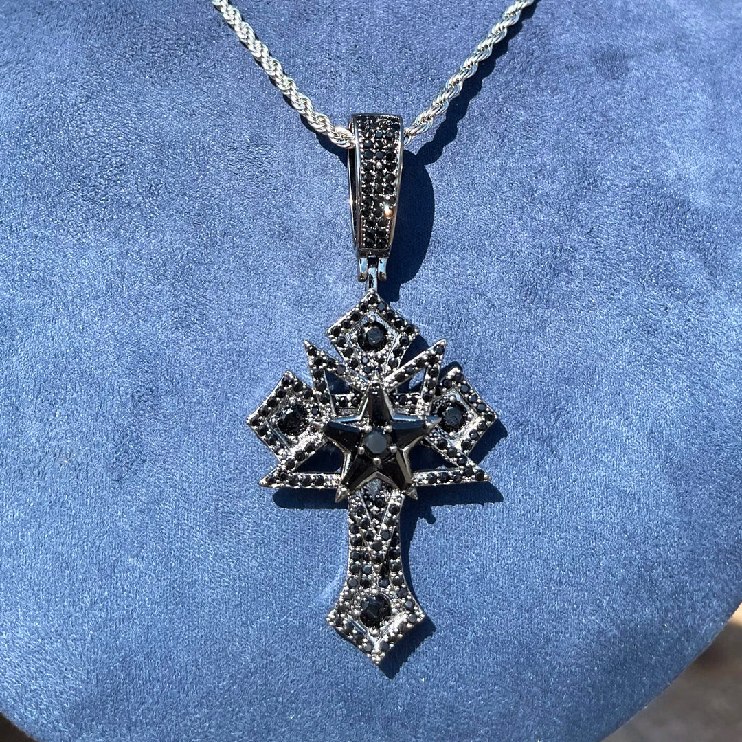 DUBSS - Iced Out Star Cross Pendant