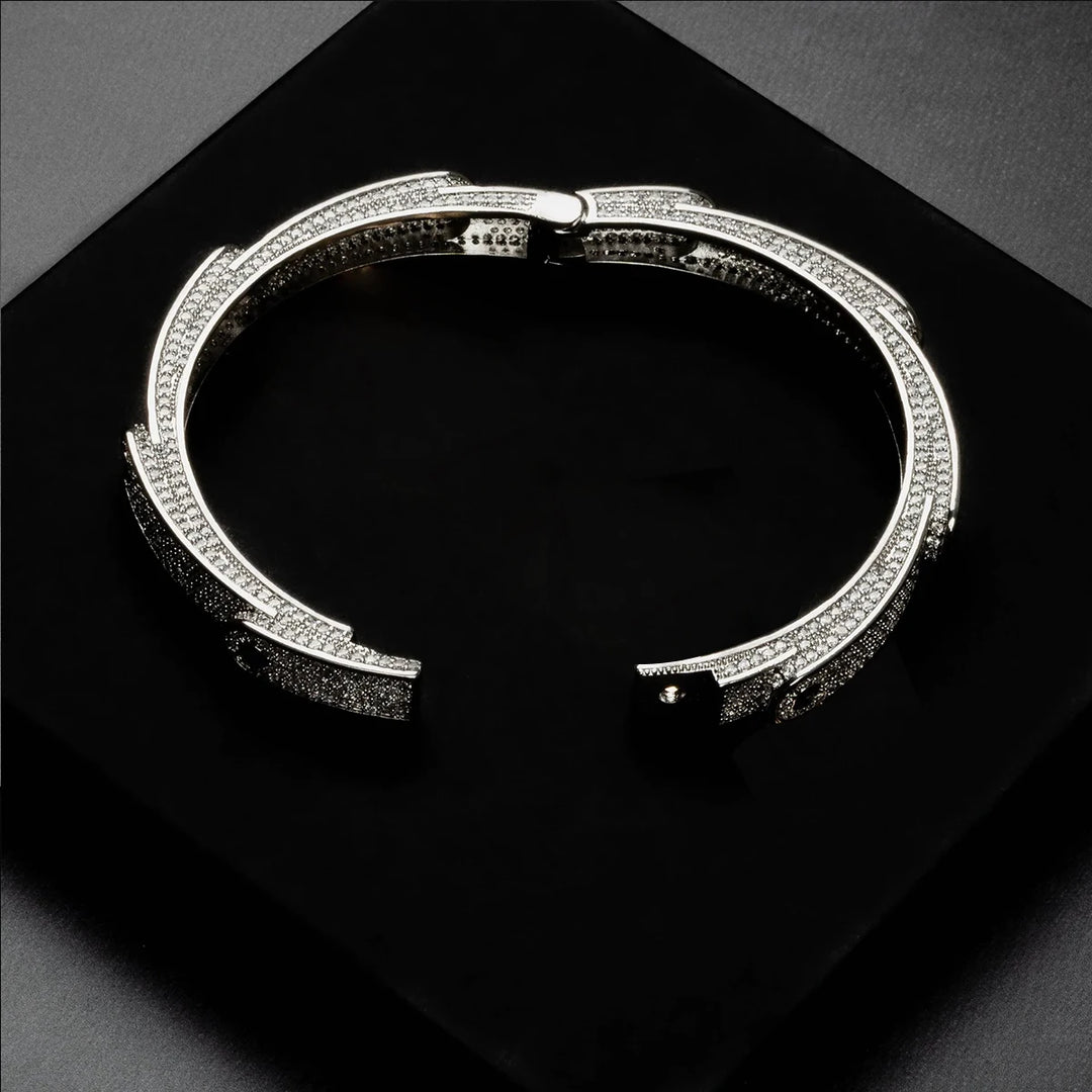 DUBSS - 9mm Iced Out Bangle Bracelet