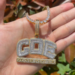 Load image into Gallery viewer, DUBSS - Iced Out God Over Everything Pendant
