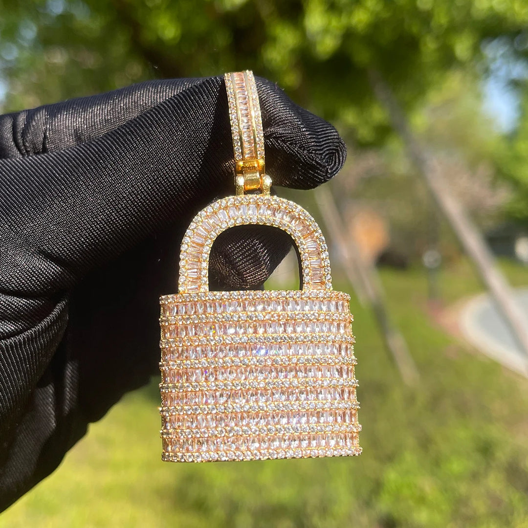 DUBSS - Iced Out Lock Pendant
