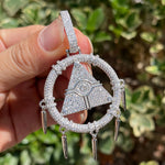 Load image into Gallery viewer, DUBSS - Iced Out Dream Catcher Pendant
