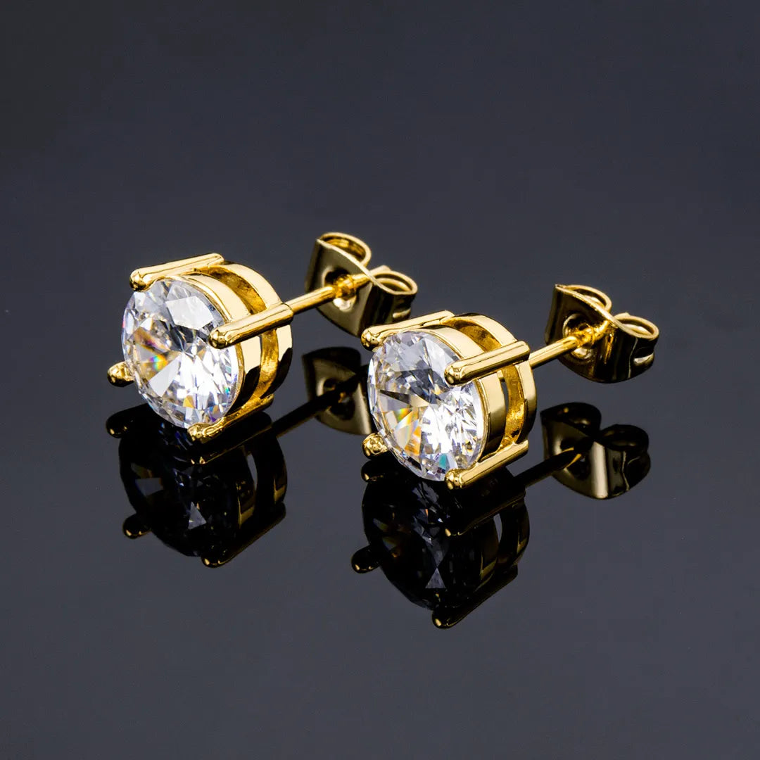 DUBSS - 7mm Iced Stand Out Earrings