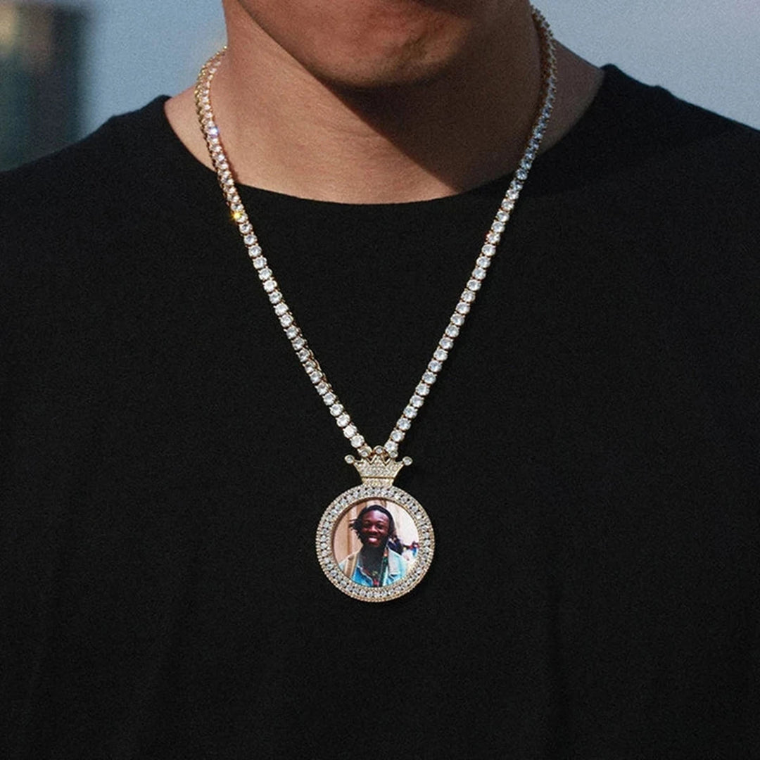 DUBSS - Custom Crowned Photo Pendant