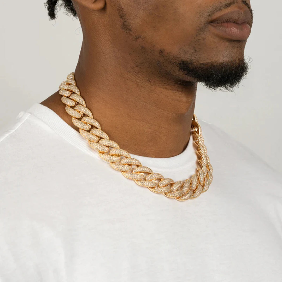 DUBSS - 20mm Iced Out Miami Cuban Chain