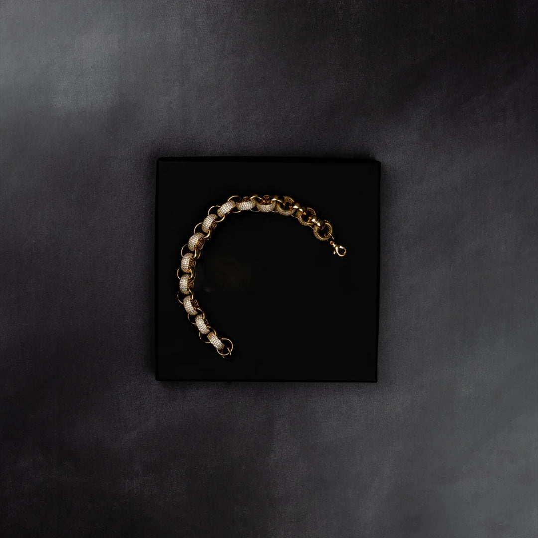 DUBSS - 12mm Iced Out Circle Cuban Bracelet