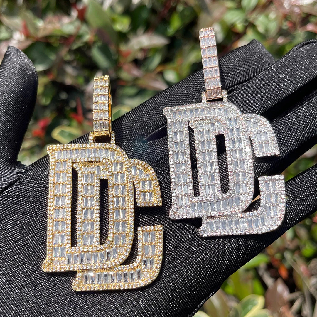 DUBSS - Baguette Cubic Zirconia Dream Chaser Pendant