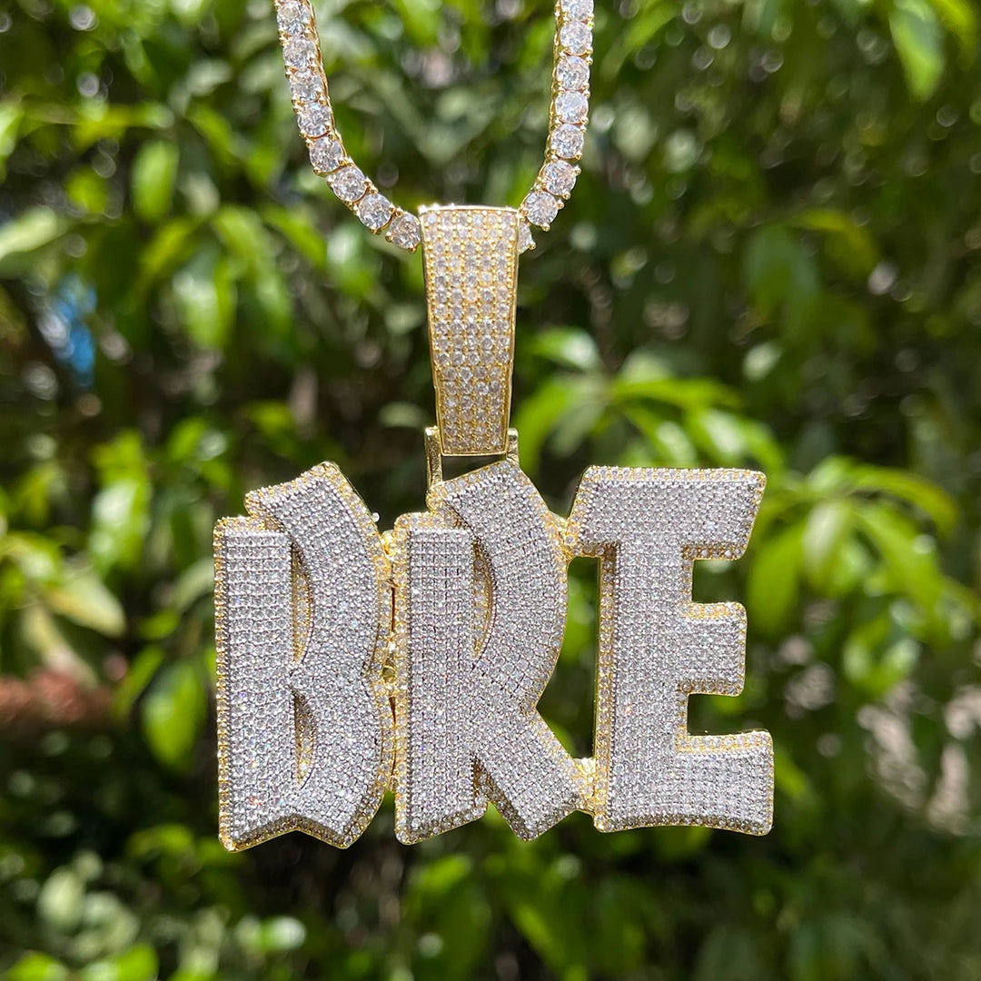 DUBSS - Custom Double Layer Letter Pendant