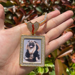 Load image into Gallery viewer, DUBSS - Custom Broken Heart Bail Photo Pendant
