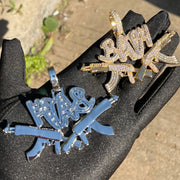 DUBSS - Iced Out Baby Gun Pendant