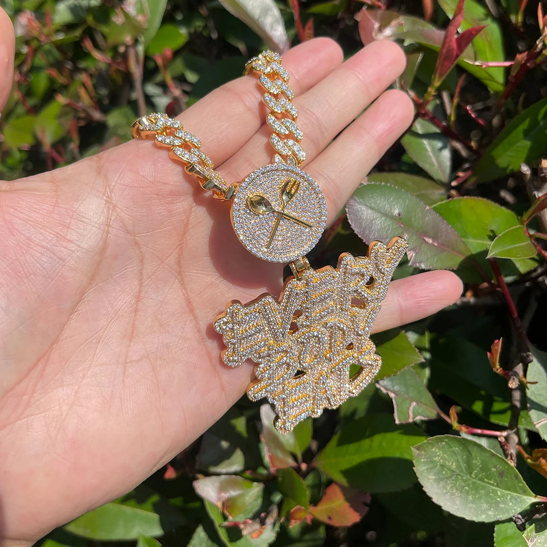 DUBSS - Iced Out Every Body Eats Pendant